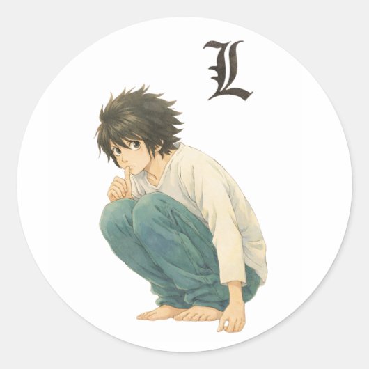 L Ghibli Runder Aufkleber (Vorderseite)