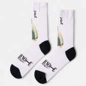 L Ghibli Socken (Linkes Detail)