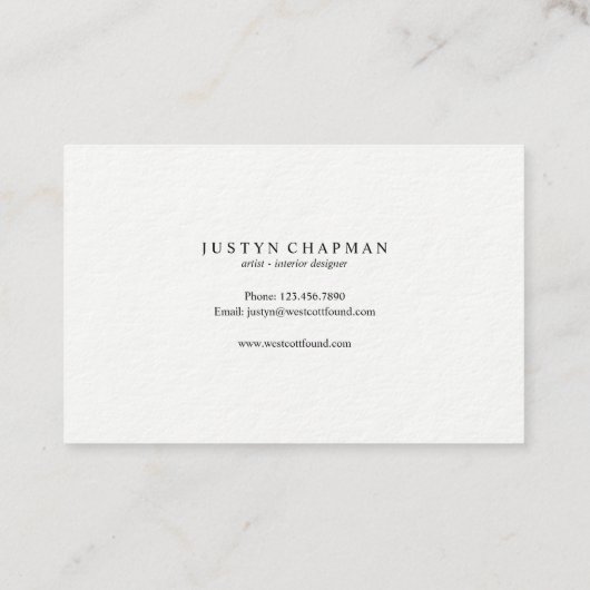 L Grau E A V E D Visitenkarte (Rückseite)