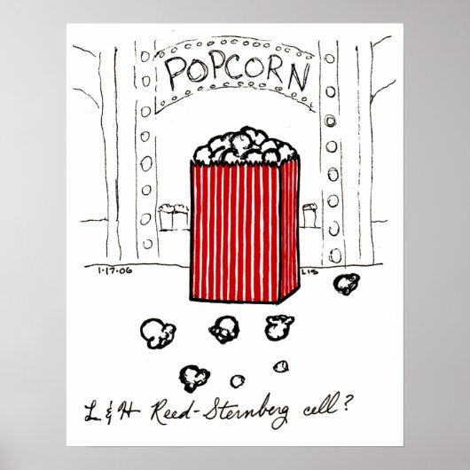 L&H Reed-Sternberg Zellprint Poster (Vorne)