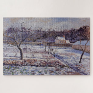 L’Hermitage, Schneeeffekt von Pontoise (1874) von Puzzle