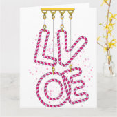 L I E B E KARTE (Gelbe Blume)