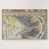 L’Illustration, Noël, 1896 von Alphonse Mucha Puzzle (Horizontal)