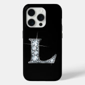 L Imitate Diamond Monogram Case-Mate iPhone Hülle (Rückseite)