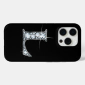 L Imitate Diamond Monogram Case-Mate iPhone Hülle (Rückseite (Horizontal))