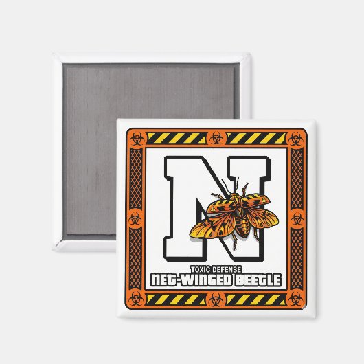 L is for Locust – GTA Style ABC Learning Magnet (Vorderseite/Rückseite)