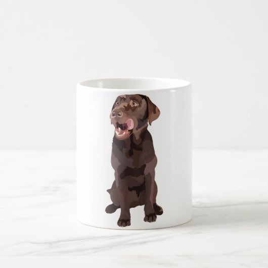 L ist für Labrador Kaffeetasse (Mittel)