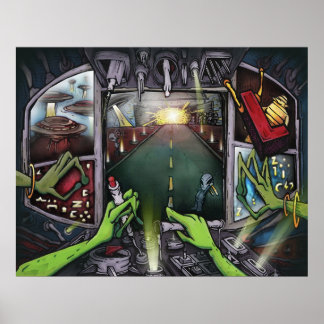 L ist für Landeplatz Poster