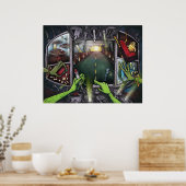 L ist für Landeplatz Poster (Küche)