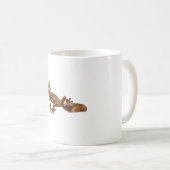 L ist für Leaf Tail Gecko Kaffeetasse (VorderseiteRechts)