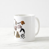 L ist für Lemur Kaffeetasse (VorderseiteRechts)