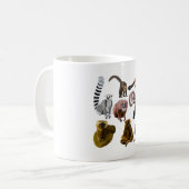 L ist für Lemur Kaffeetasse (Vorderseite Links)