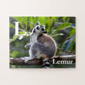 L ist für Lemur Puzzle (Horizontal)