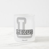 L ist für Lexus Mattglastasse (Mittel)