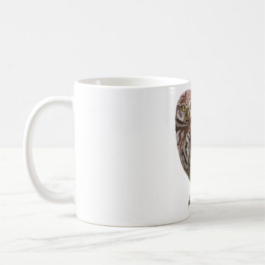 L ist für Little Owl Kaffeetasse (Links)