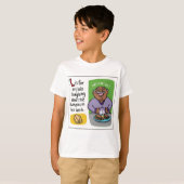 L ist für Lumpia Kids T - Shirt (Vorne ganz)