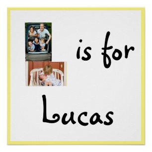 L ist für Name Poster