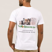 L K*iied My Dog Hintergrundbeleuchtung T-Shirt (Rückseite)