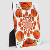 l Liebe Basketball Das Spiel der Champions Plaque Fotoplatte (Seite)