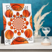 l Liebe Basketball Das Spiel der Champions Plaque Fotoplatte (Seite)