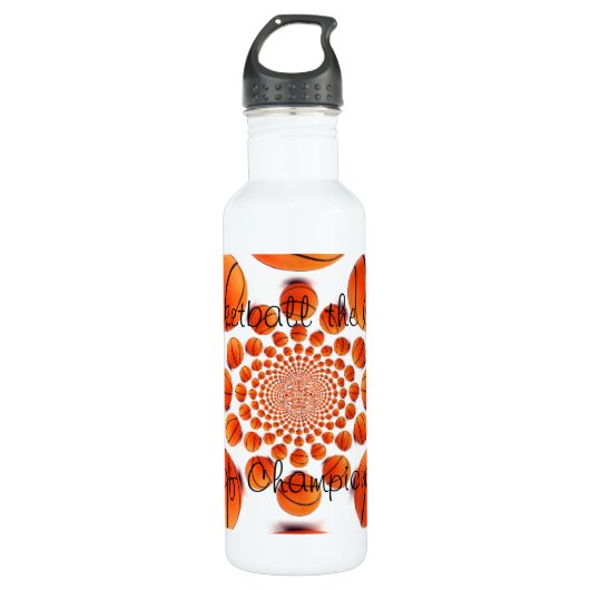 l Liebe Basketball Das Spiel der Champs Elysées Trinkflasche (Vorderseite)