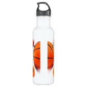 l Liebe Basketball Das Spiel der Champs Elysées Trinkflasche (Rückseite)