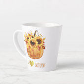 l Liebe Herbst Wasserfarbe Sonnenblumen Pumpen Milchtasse (Linke Ecke)