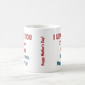 l Liebe Sie Mama mehr als Wörter sagen können Name Kaffeetasse (Mittel)