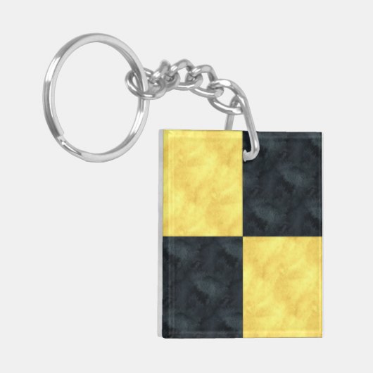 L Lima Wasserfarbe Wasserzeichen Seeflagge Schlüsselanhänger (Vorderseite links)