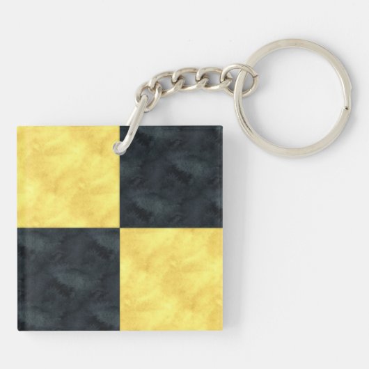 L Lima Wasserfarbe Wasserzeichen Seeflagge Schlüsselanhänger (Rückseite)