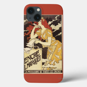 L. Marquet Ink Red-Headed Woman & Harp Case-Mate iPhone Hülle