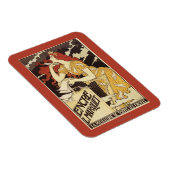 L. Marquet Ink Red-Headed Woman & Harp Magnet (Rechte Seite)
