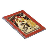 L. Marquet Ink Red-Headed Woman & Harp Notizblock (Rechte Seite)