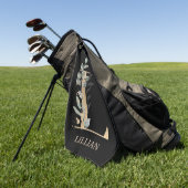 L Monogram Personalisiertes Golfhandtuch (Gras)