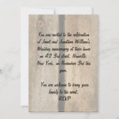 "L" Monogramm-Einladung Einladung (Rückseite)