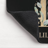 L Monogramm Personalisierte Maus-Pad Mousepad (Ecke)