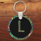 L Monogramm Schlüsselanhänger (Vorderseite)