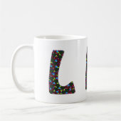 "L" Monogramm-Tasse Kaffeetasse (Links)