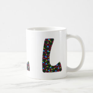 "L" Monogramm-Tasse Kaffeetasse