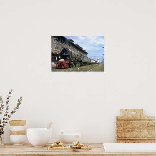 L&N 4-6-2 mit "Flying Scotsman" Poster (Küche)