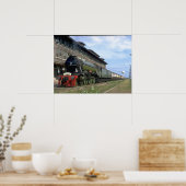 L&N 4-6-2 mit "Flying Scotsman_Trains Poster (Küche)