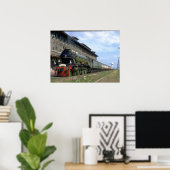 L&N 4-6-2 mit "Flying Scotsman_Trains Poster (Heimbüro)