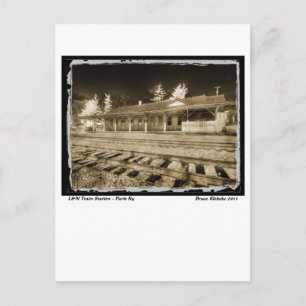 L&N-Personenbahnhof Postkarte