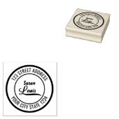 L Name oder Firma Gummistempel (Stempel)