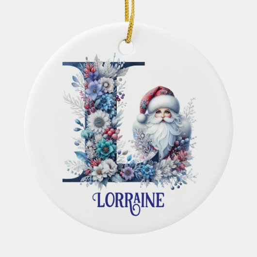 L Name Weihnachtsschmuck (Vorne)