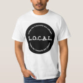 L.O.C.A.L. Der T - Shirt der klassischen Männer (Vorderseite)