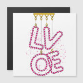 L O MAGNETEINLADUNG (Vorne/Hinten)