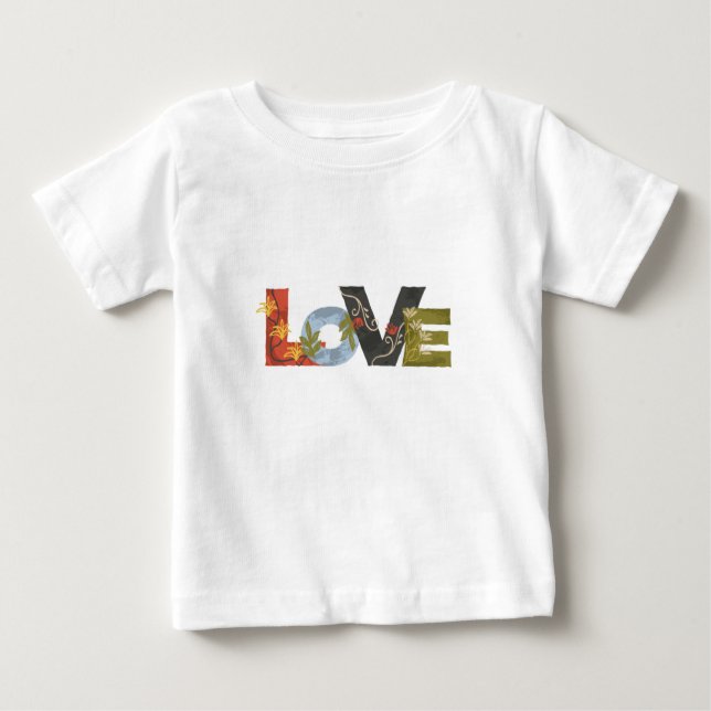 L O V E Baby White T - Shirt (Vorderseite)