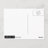 L O V E BLUME POSTKARTE (Rückseite)