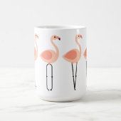 L-O-V-E Flamingos - Pink Flamingo LIEBE Kaffee Tas Kaffeetasse (Mittel)